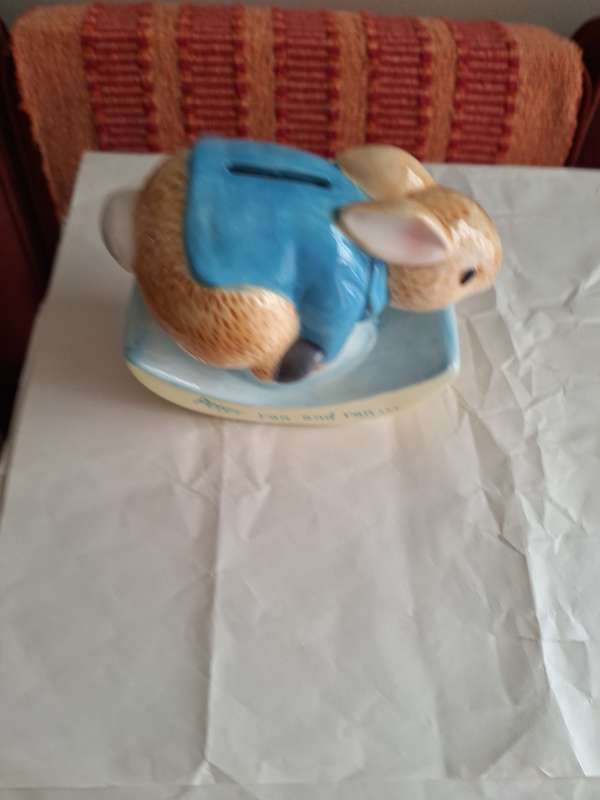 PETER RABBIT MONEY BOX